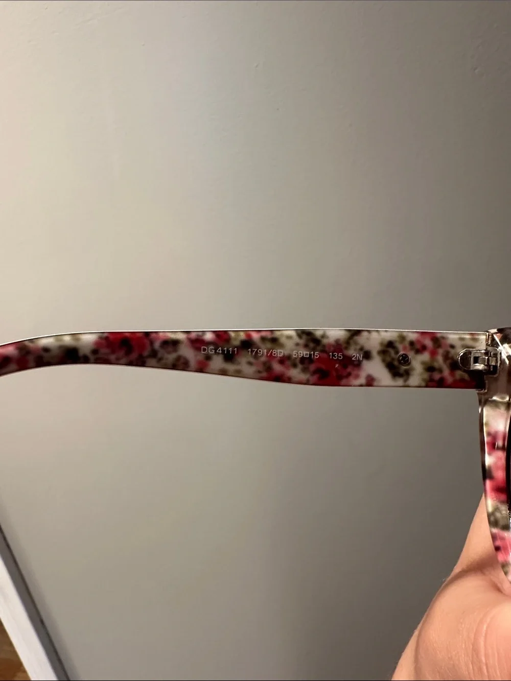 Dolce & Gabbana Black Frame Sunglasses with Brown Gradient Lenses